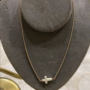 Necklace with White Cross ✝️